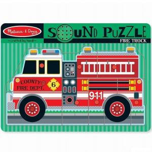 Puzzle muzikální - Hasiči, 9ks (M&D)