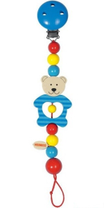 Klip na dudlík - Medvídek (Heimess)