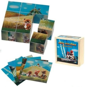 Kostky obrázkové 9ks - Míša Kulička (Mikro Trading)