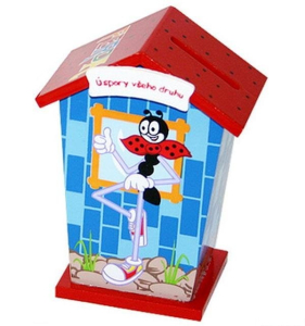 Pokladnička - Ferda mravenec, modrá