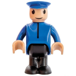 Vláčkodráha mašinka - Elektrická s pohonem, Moderní červená (Woody)